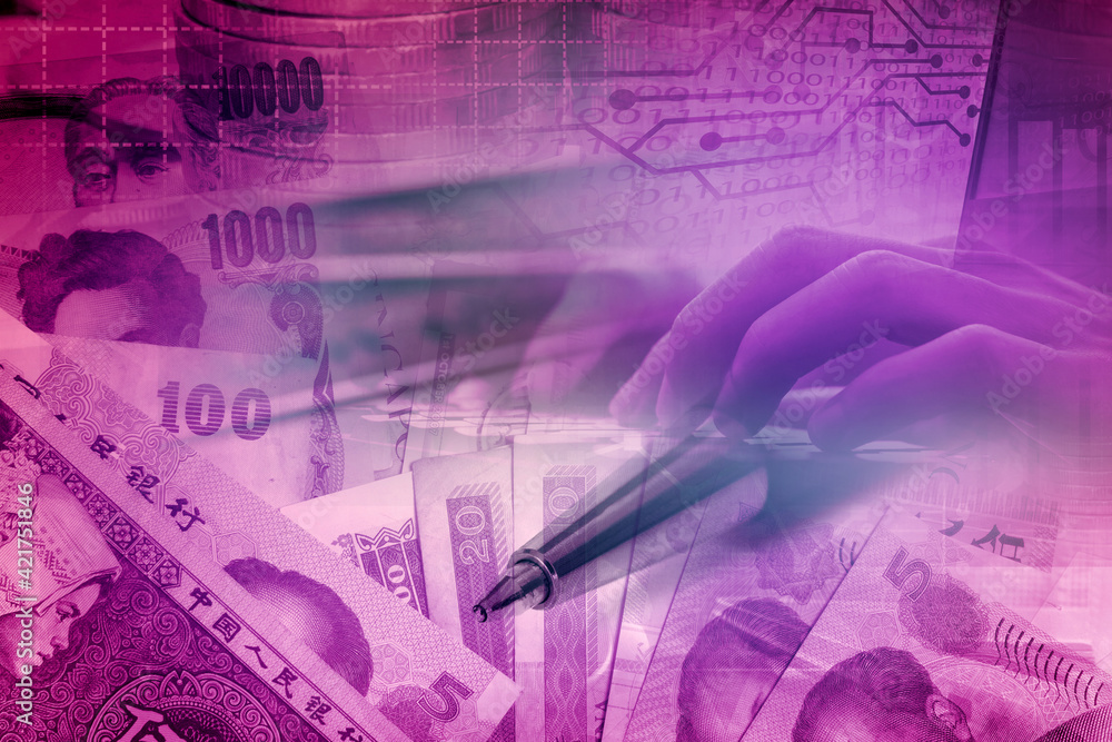 Data science in business analyzing concept Data science in business analyzing concept