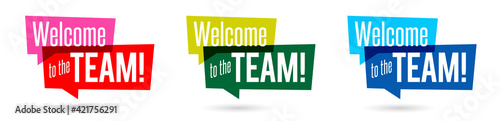 Welcome to the team !