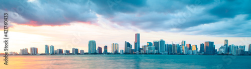 Miami USA Skyline panorama © pipil7385