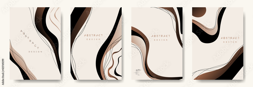 Modern abstract background.minimal trendy style with copy space for text - design templates good for postcards, poster, business card, flyer, brochure, magazine, social media and other. vector eps 10