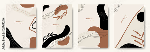 Modern abstract background.minimal trendy style. various shapes set up design templates good for background postcards poster wallpaper brochure invitation social media and other.vector illustration