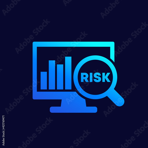 risk assessment icon for web