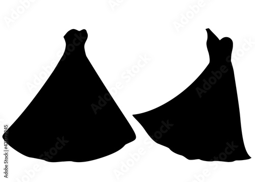 Dresses for women ballroom and for celebrations in a set.