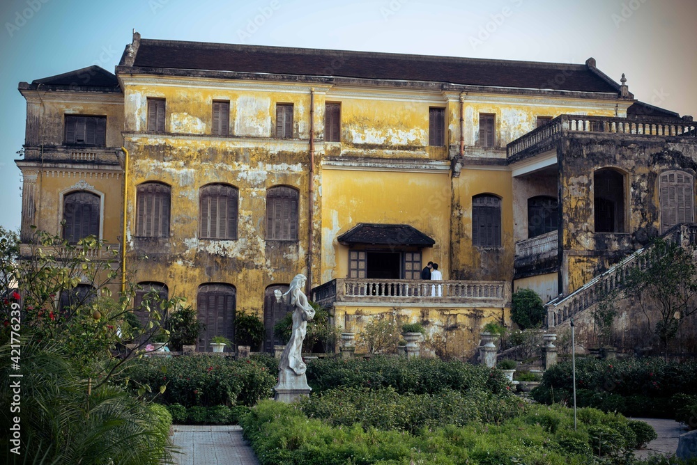 View of An Dinh Palace (Residence of emperor Bao Dai) Hue - Vietnam