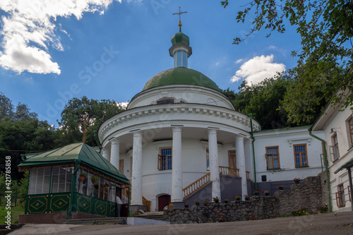 Obraz na płótnie Church of the Resurrection in Florivsky monastery, Kyiv, Ukraine w salonie