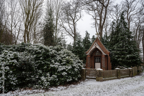 Winterliche Kapelle im Stukenborg. photo