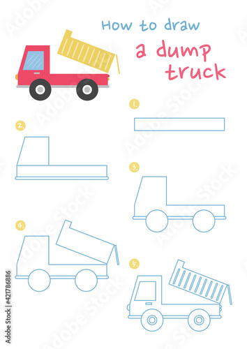 How to Draw an Old Truck - Easy Drawing Tutorial For Kids