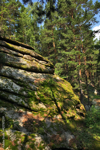 National Park Karkaraly near Karkaralinsk. Karaganda Oblast. Kazakhstan