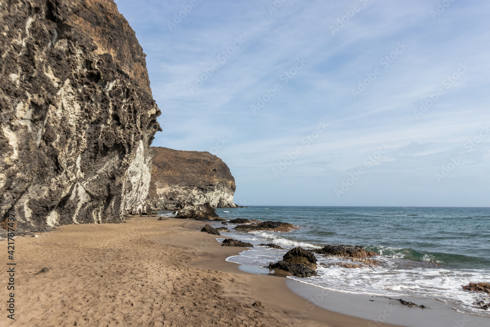 Barronal beach Cabo de Gata Spain Barronal beach Cabo de Gata Spain