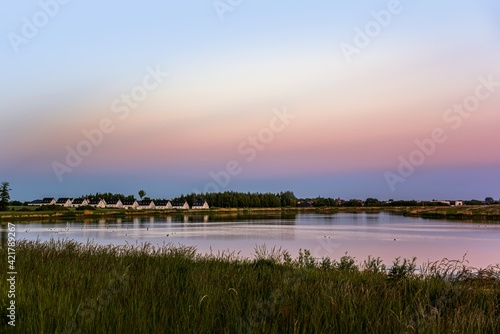 landscape of the picturesque area of   Holland