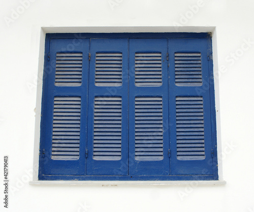 blaues fenster