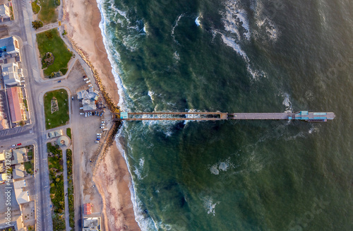 The Jetty in swakopmund on the coast of namibia.