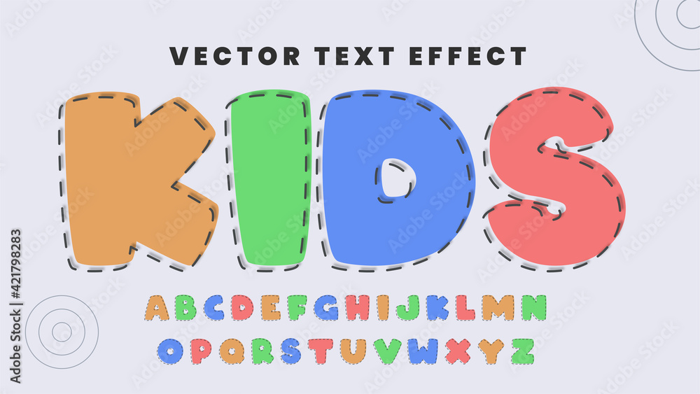funny and colorful text effect style funny and colorful text effect style