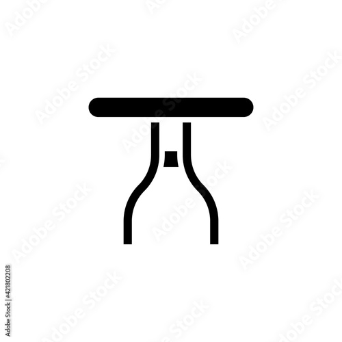 Patio Table icon in vector. Logotype