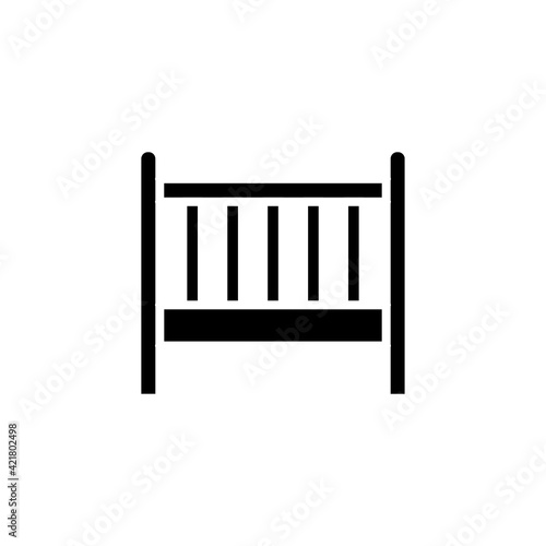 Cradle icon in vector. Logotype