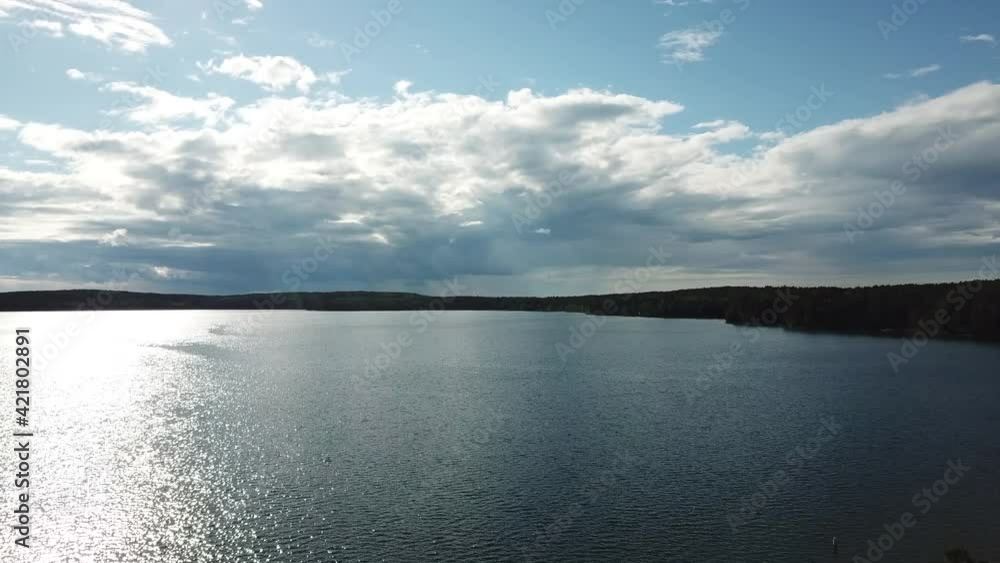 small lake in Canada shooting from a drone 4k small lake in Canada shooting from a drone 4k