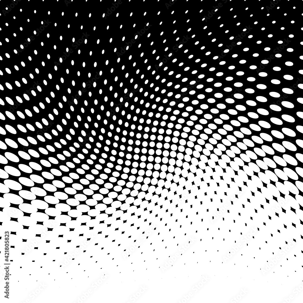 Abstract halftone dotted background. Futuristic grunge pattern, dot, wave. Vector modern optical pop art texture for posters, sites, business cards, cover, labels mock-up, vintage layout Abstract halftone dotted background. Futuristic grunge pattern, dot, wave. Vector modern optical pop art texture for posters, sites, business cards, cover, labels mock-up, vintage layout