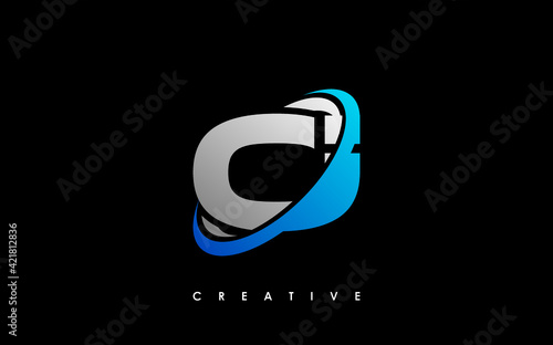 OI Letter Initial Logo Design Template Vector Illustration