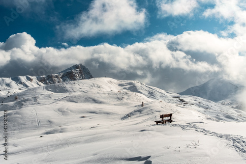 Italian Dolomites ready for winter season © zakaz86