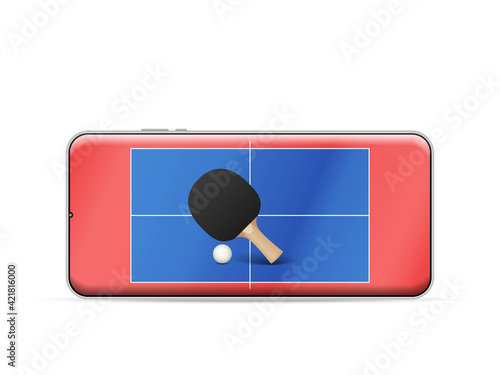 Smartphone table tennis