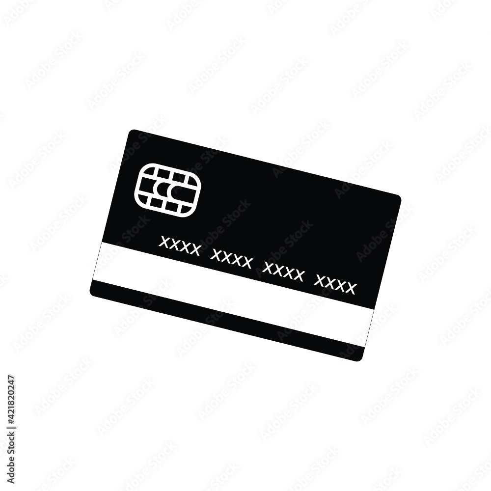 Credit card icon and illustration Credit card icon and illustration