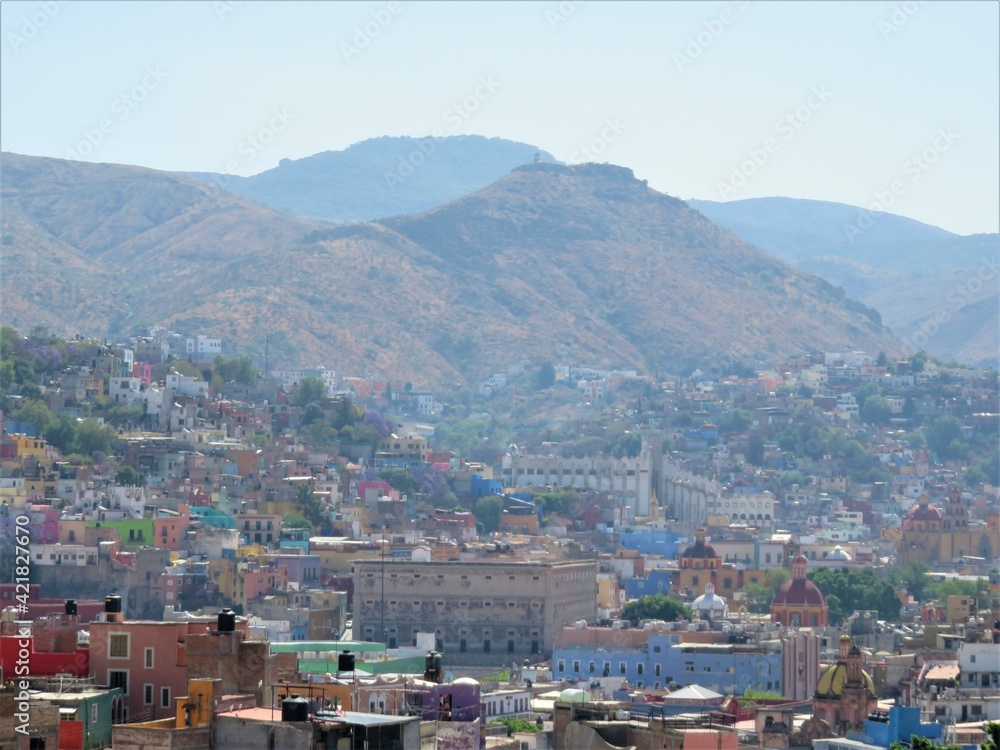 view of the city of Guanajuato, Mexico