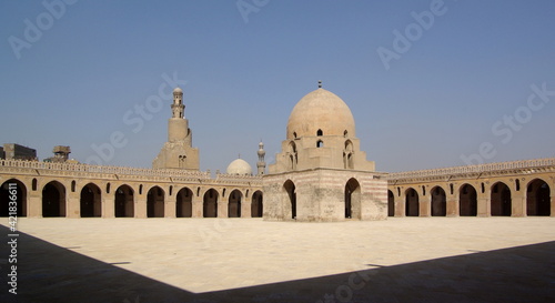 Die Ibn-Tulun-Moschee in Kairo, Ägypten