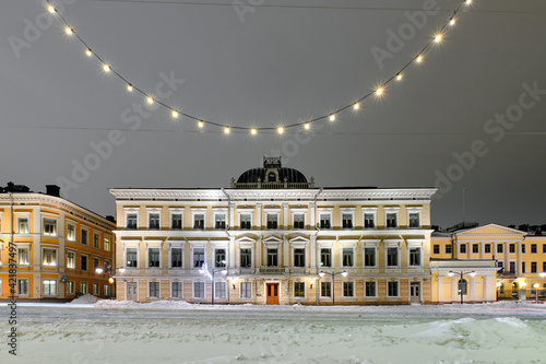 Obraz na płótnie The building of the Supreme Court of Finland, Helsinki. w salonie