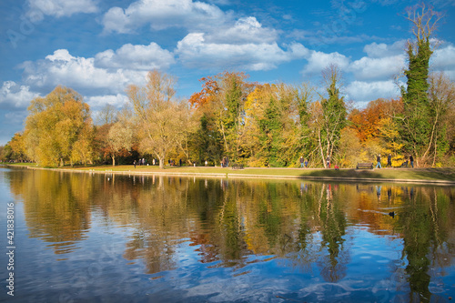 Verulanium Park in St Albans, UK. photo