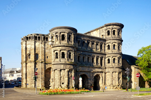 Das römische Stadttor Porta Nigra in Trier