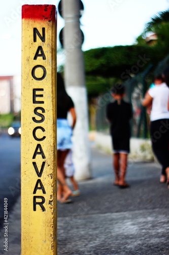 pedestrian crossing street