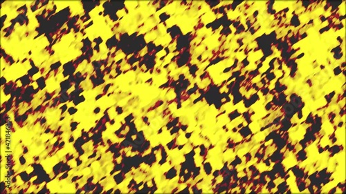 Wallpaper Mural Bright yellow background with colored spots and streaks Torontodigital.ca