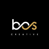 BOS Letter Initial Logo Design Template Vector Illustration