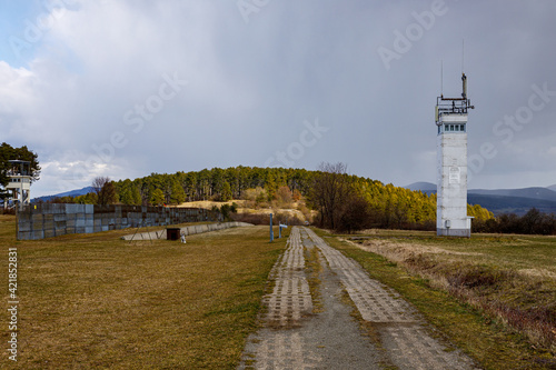 The monument of the German Border Point Alpha photo