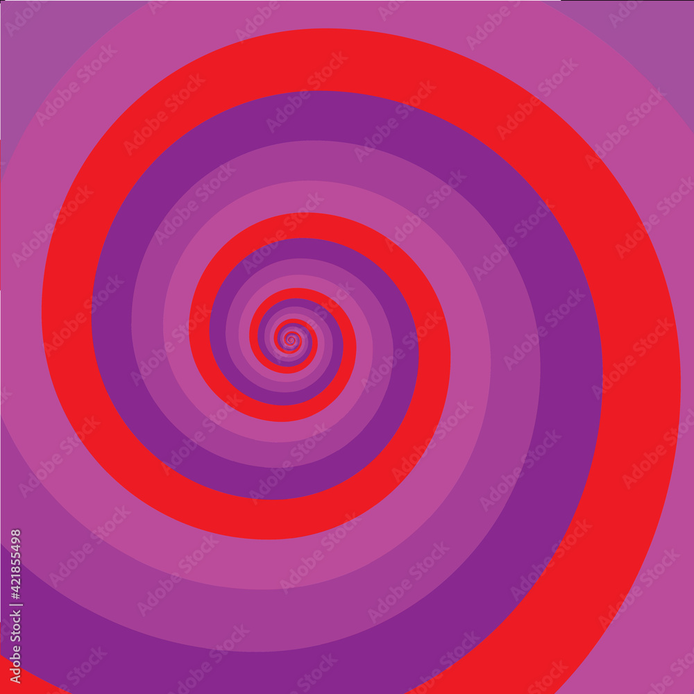 Artistic spiral shape. Vector drawing Artistic spiral shape. Vector drawing