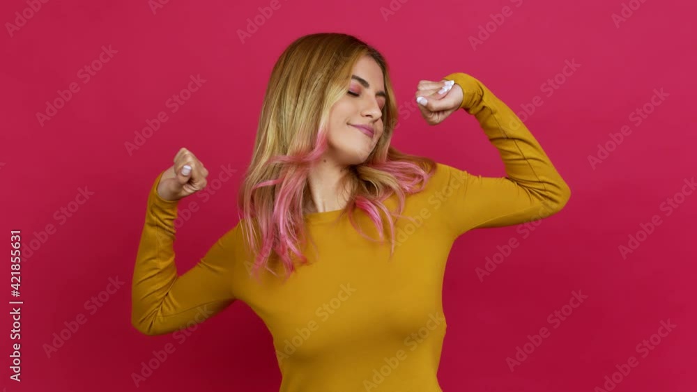 Young blonde woman making sleep gesture. Adorable and sweet expression over isolated background Young blonde woman making sleep gesture. Adorable and sweet expression over isolated background