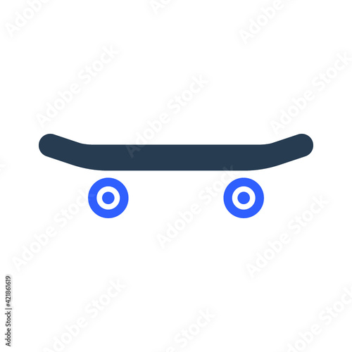 Skate board icon
