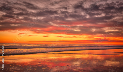 Oceanside Water Reflection Sunset
