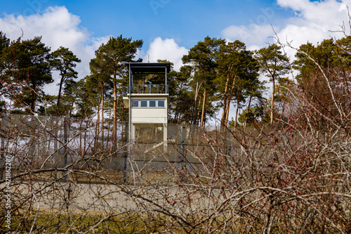 The monument of the German Border Point Alpha photo