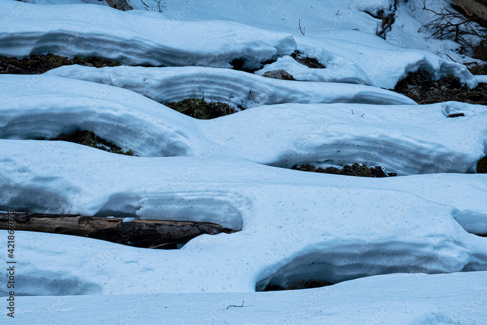 Big snow, Ilanovska valley, Low Tatras, Slovakia Big snow, Ilanovska valley, Low Tatras, Slovakia