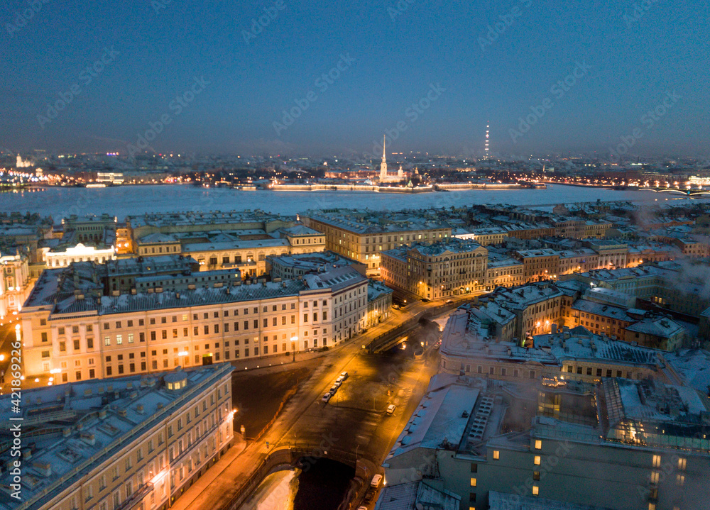panorama of santk-petersburg