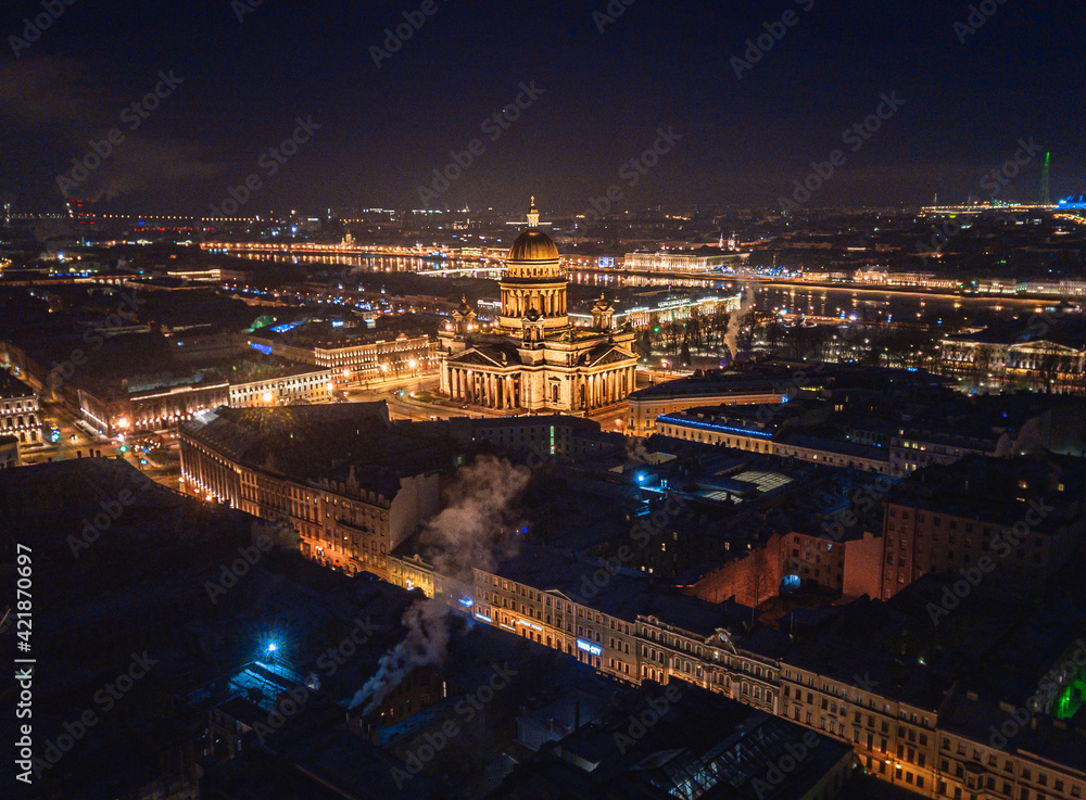 saac's cathedral in saint petersburg