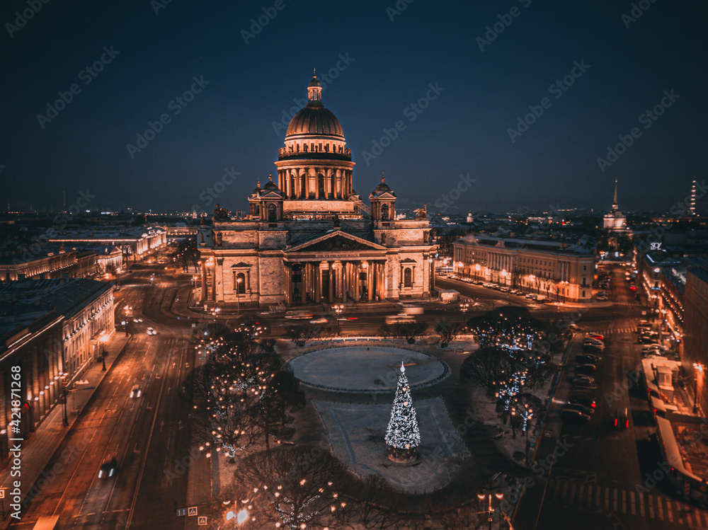 saac's cathedral in saint petersburg