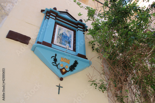 ex-voto on a wall in valletta in malta