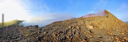 Obraz na płótnie Sur le volcan Telica au Nicaragua w salonie