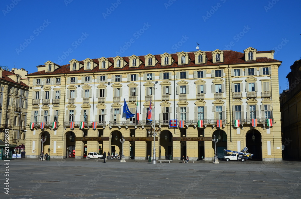 Fototapeta premium old archecture of Turin, Italy