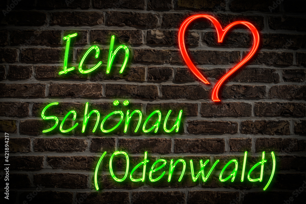 Obraz premium Schönau (Odenwald)