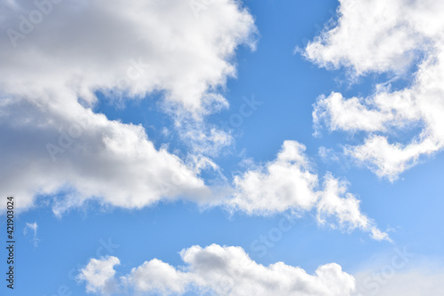 Fototapeta Naklejka Na Ścianę i Meble -  białe chmury