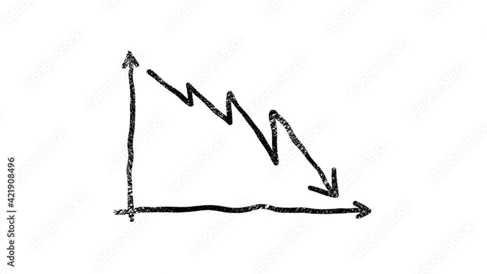 Money crisis icon, Financial crisis, Dollar rate decrease. Business lost. Motion graphics Money crisis icon, Financial crisis, Dollar rate decrease. Business lost. Motion graphics