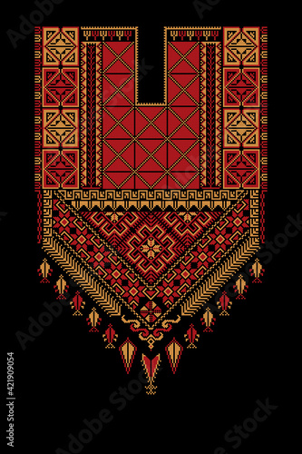 Tatreez ornament template 8